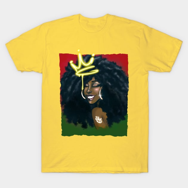 Natural Queen T-Shirt by TyteKnitz_Tees